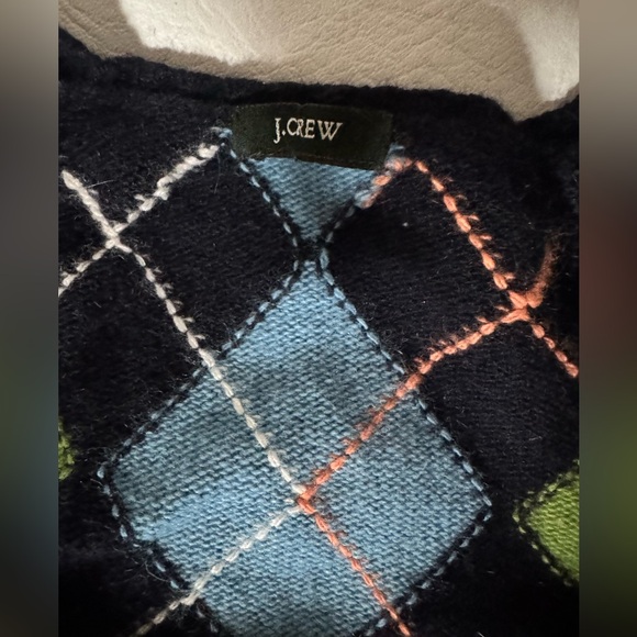 J Crew Argyle Sweater - Picture 2 of 5